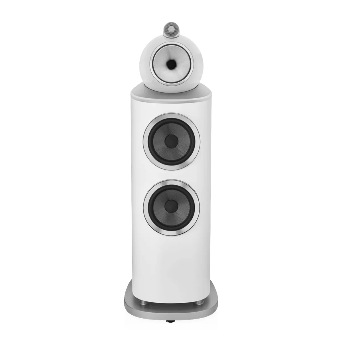 Loa B&W 802 D4 White mặt trước