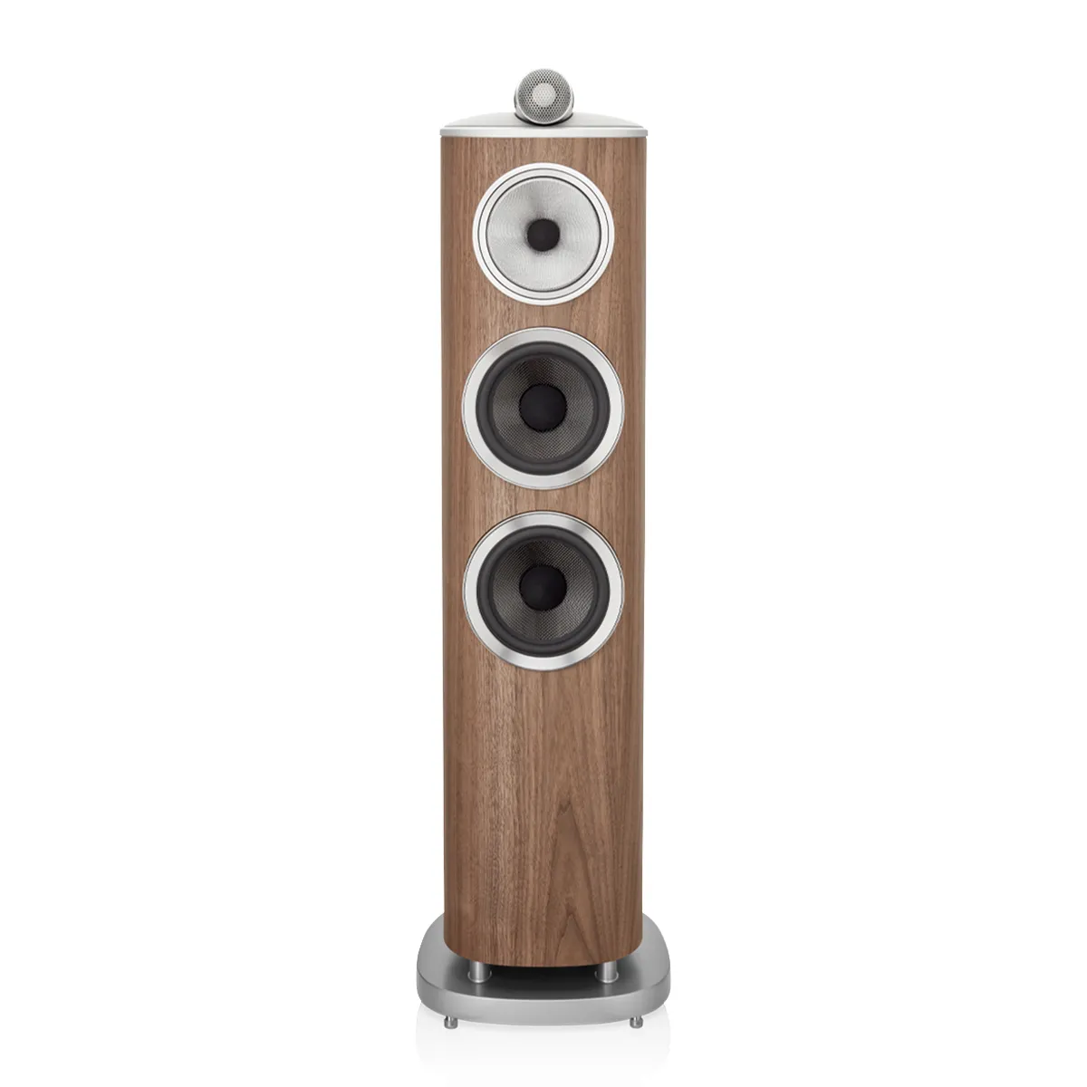 Loa B&W 804 D4 Walnut mặt trước