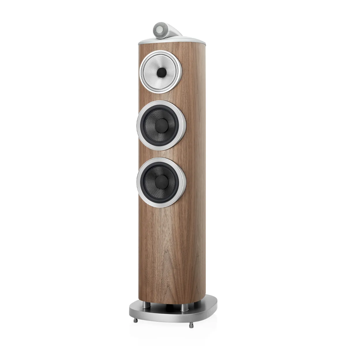 Loa B&W 804 D4 Walnut nghiêng phải-1