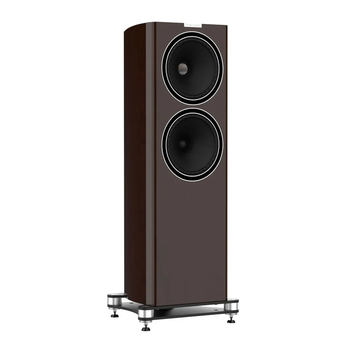 Loa Fyne Audio F704 Walnut nghiêng trái