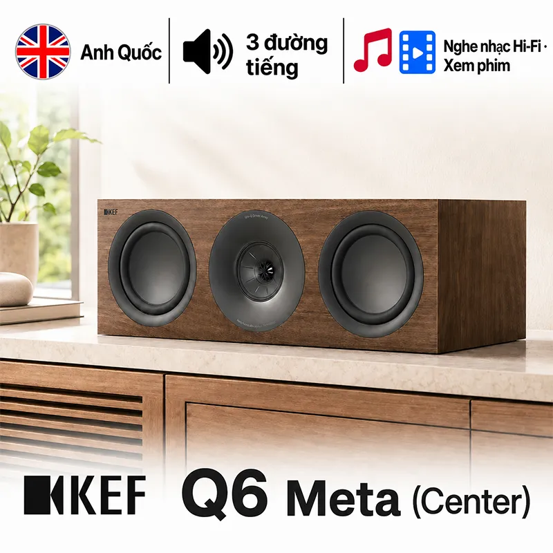 Loa KEF Q6 Meta (Center)