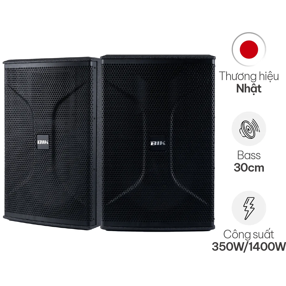 Loa Karaoke BIK BSP 812II (Full Bass 30cm)