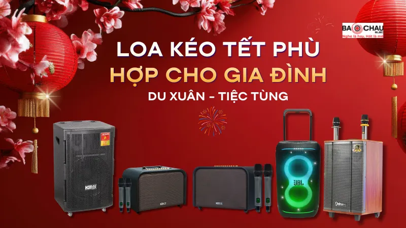 Loa Kéo Tết 2026 Phù Hợp Cho Gia Đình, Du Xuân, Tiệc Tùng!