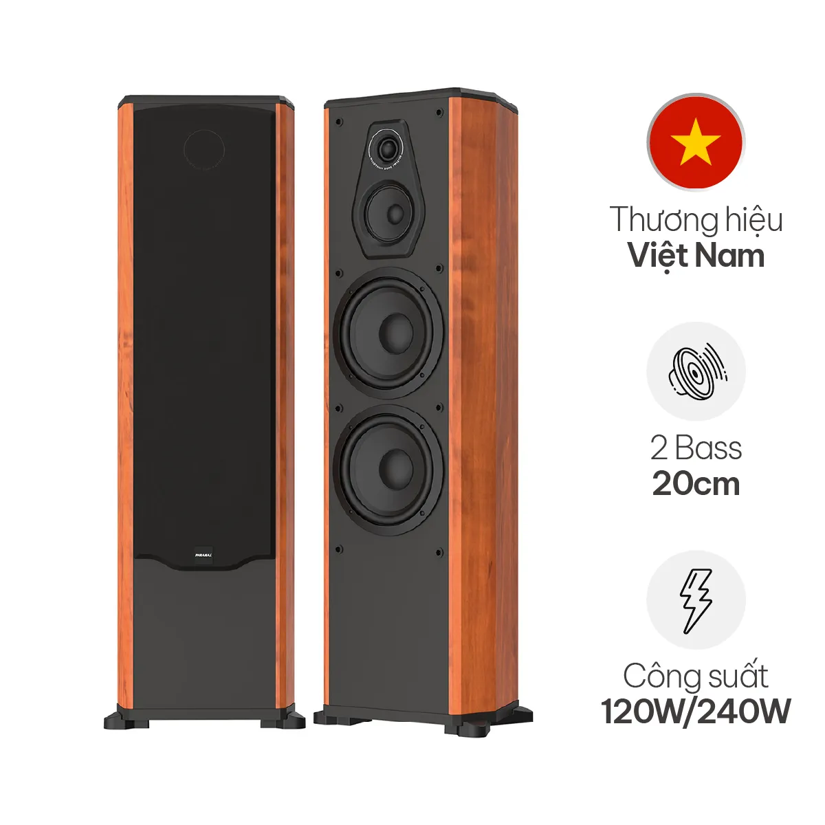 Loa Paramax Platinum FX1500 (Walnut)
