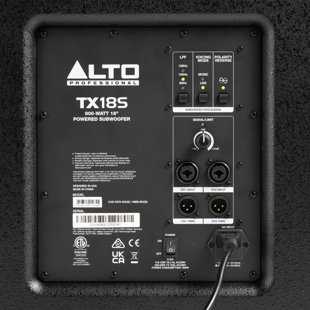 Loa Sub Alto TX18S