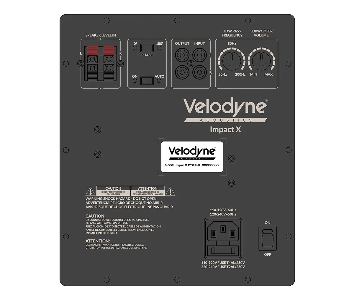 Loa sub điện Velodyne Acoustics Impact X 10 - Hình 1