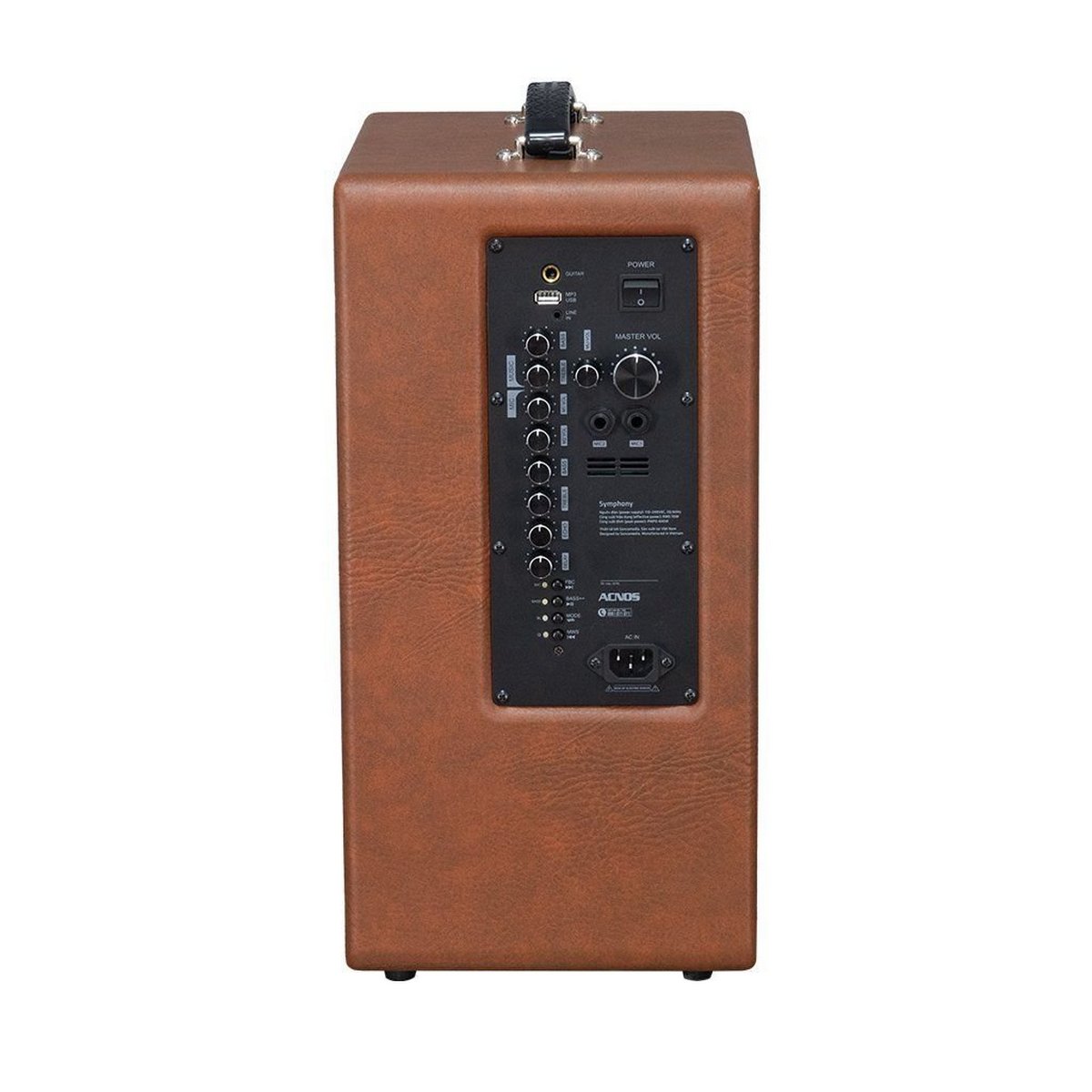 Loa xách tay Acnos Symphony (Bass 25cm, Bluetooth 5.0, Kèm 2 Micro) - Hình 1