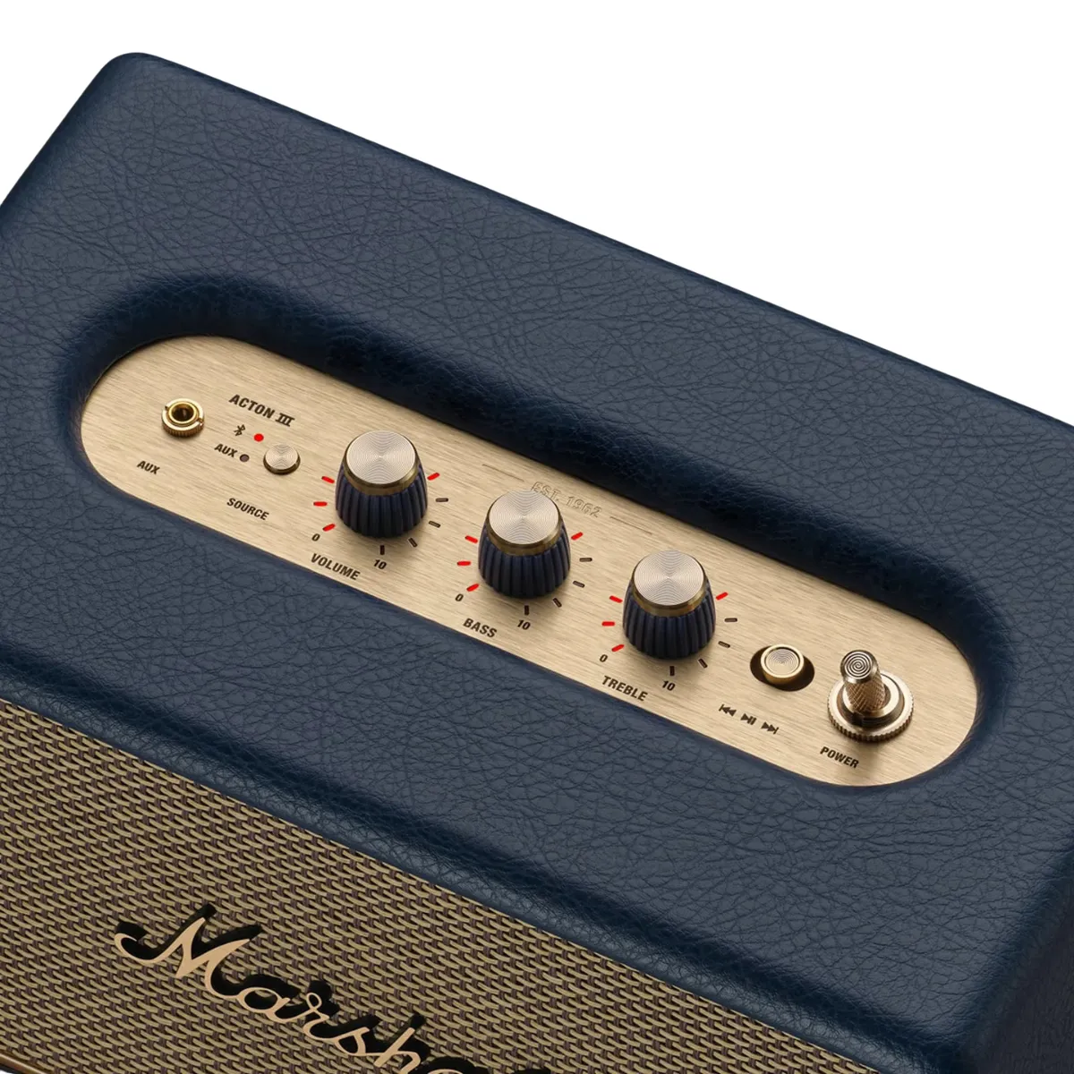 Loa Marshall Acton 3 (III) Chính Hãng ASH (60W, Bluetooth 5.2, AUX, Knob) - Hình 4
