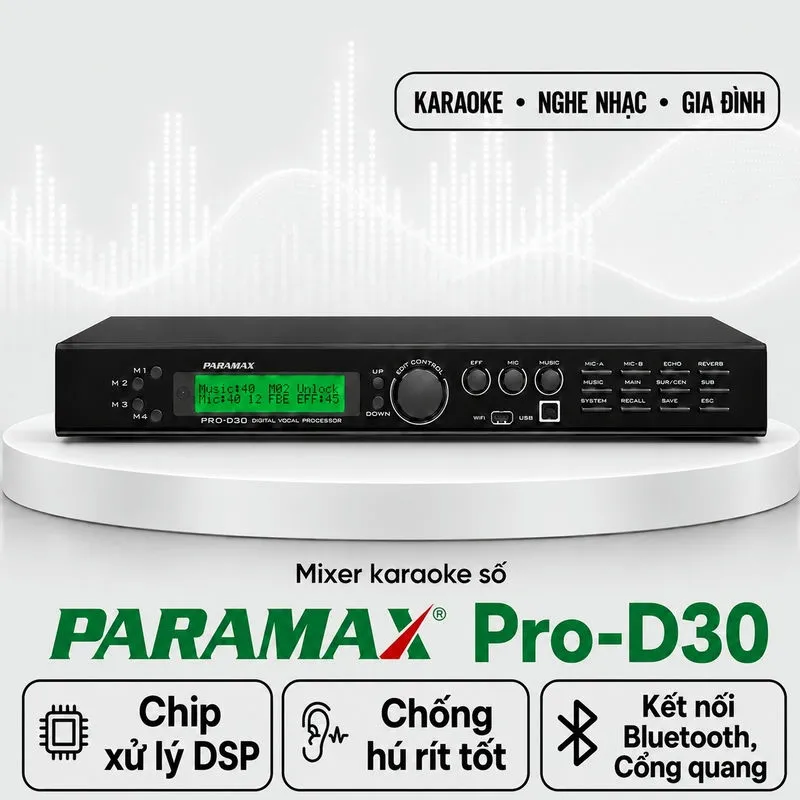 Mixer karaoke số Paramax Pro-D30