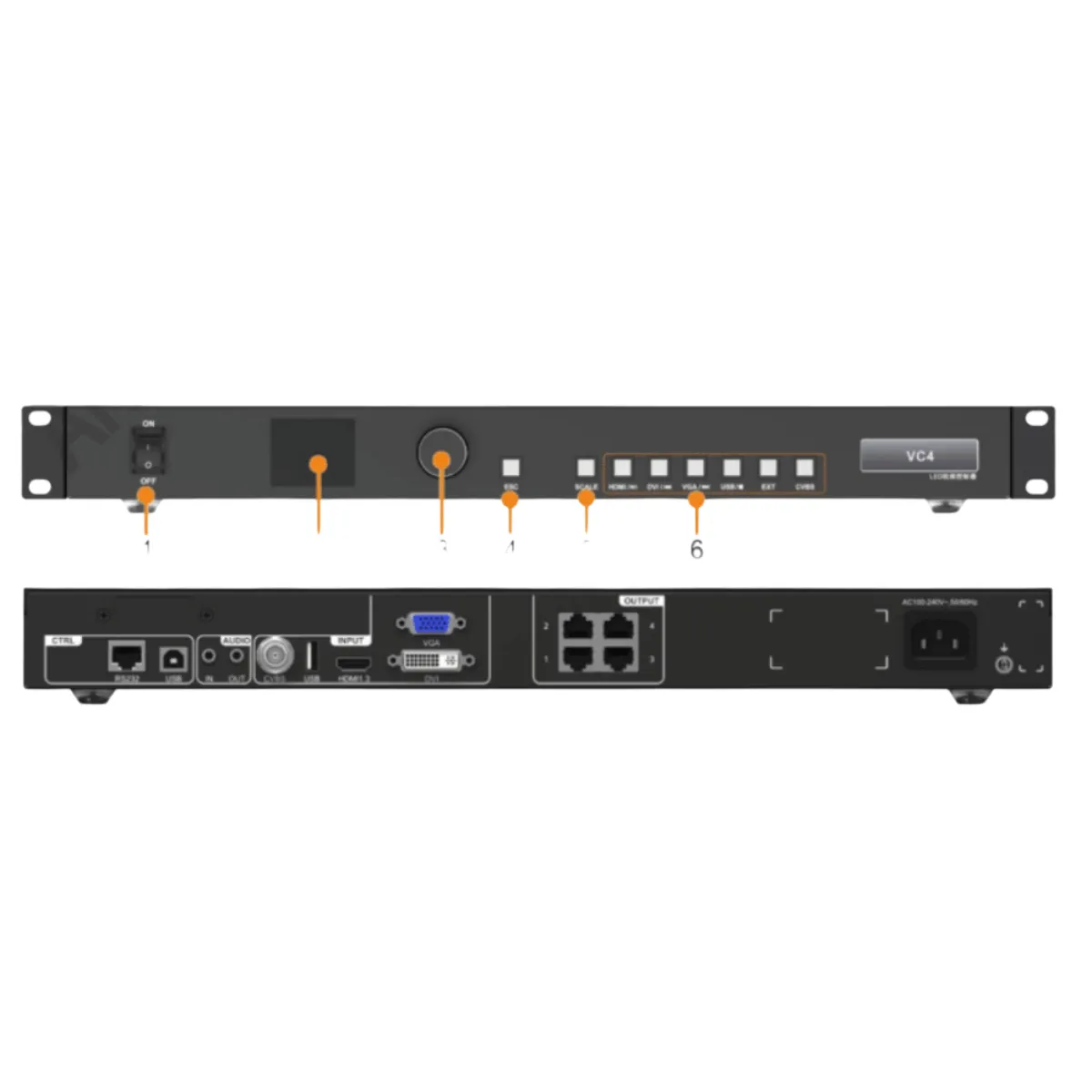 Bộ xử lý hình ảnh Novastar VC4 - Hình 2