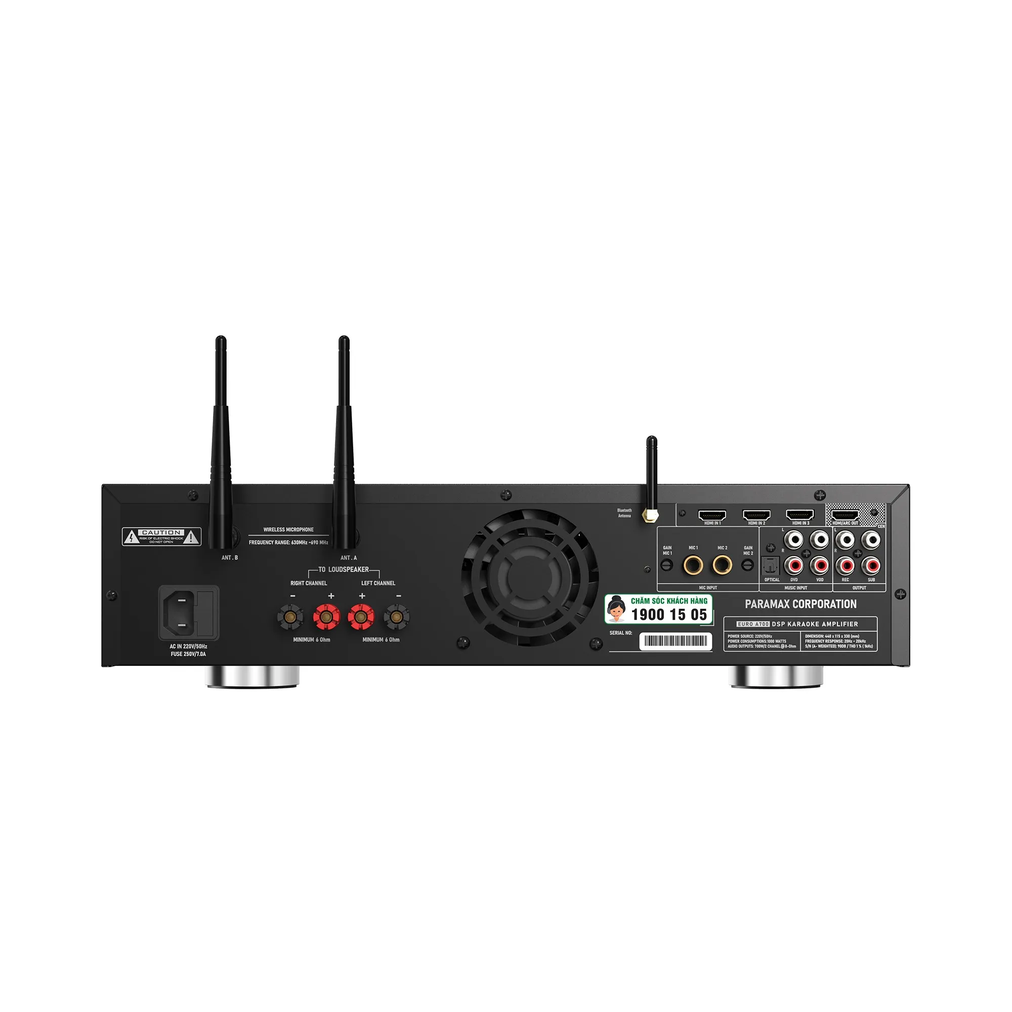 Amply PARAMAX EURO A700