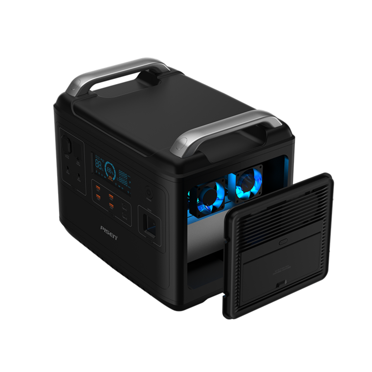 Trạm sạc di động, cấp điện AC & DC Pisen Digital Power Station 2000W LiFePO4 - Hình 3