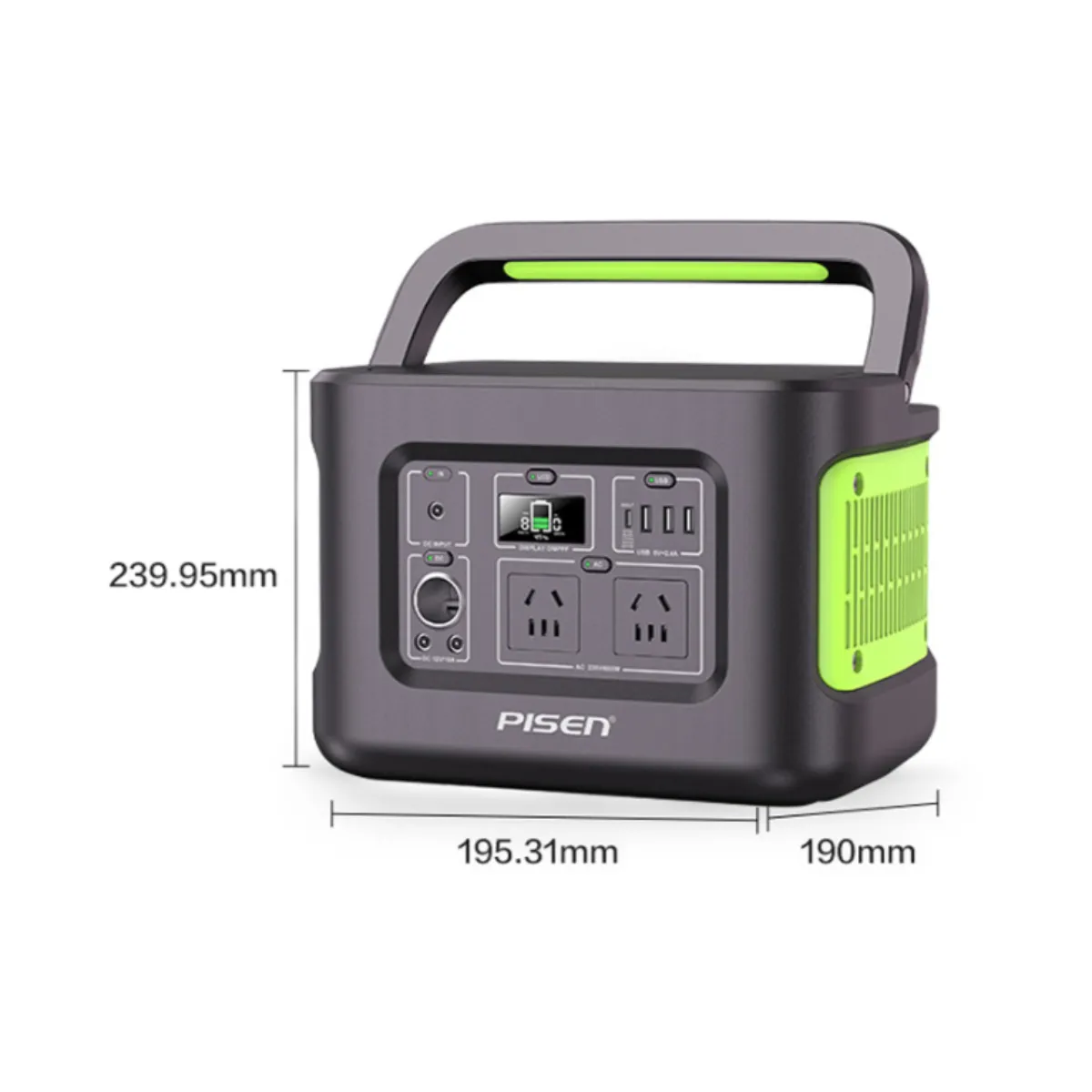 Trạm sạc di động Pisen Power Station 400Wh - Hình 3