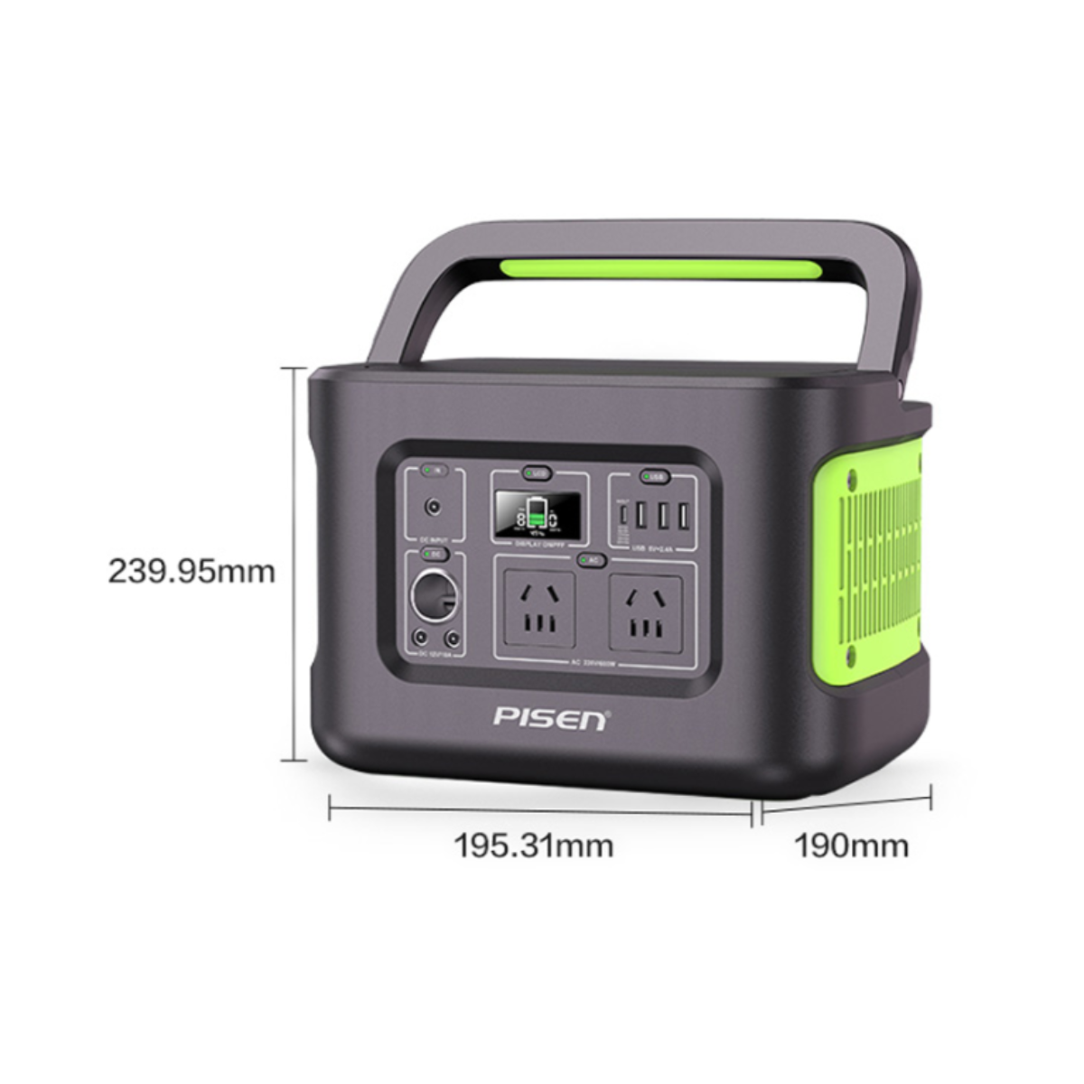 Trạm sạc di động Pisen Power Station 400Wh - Hình 3