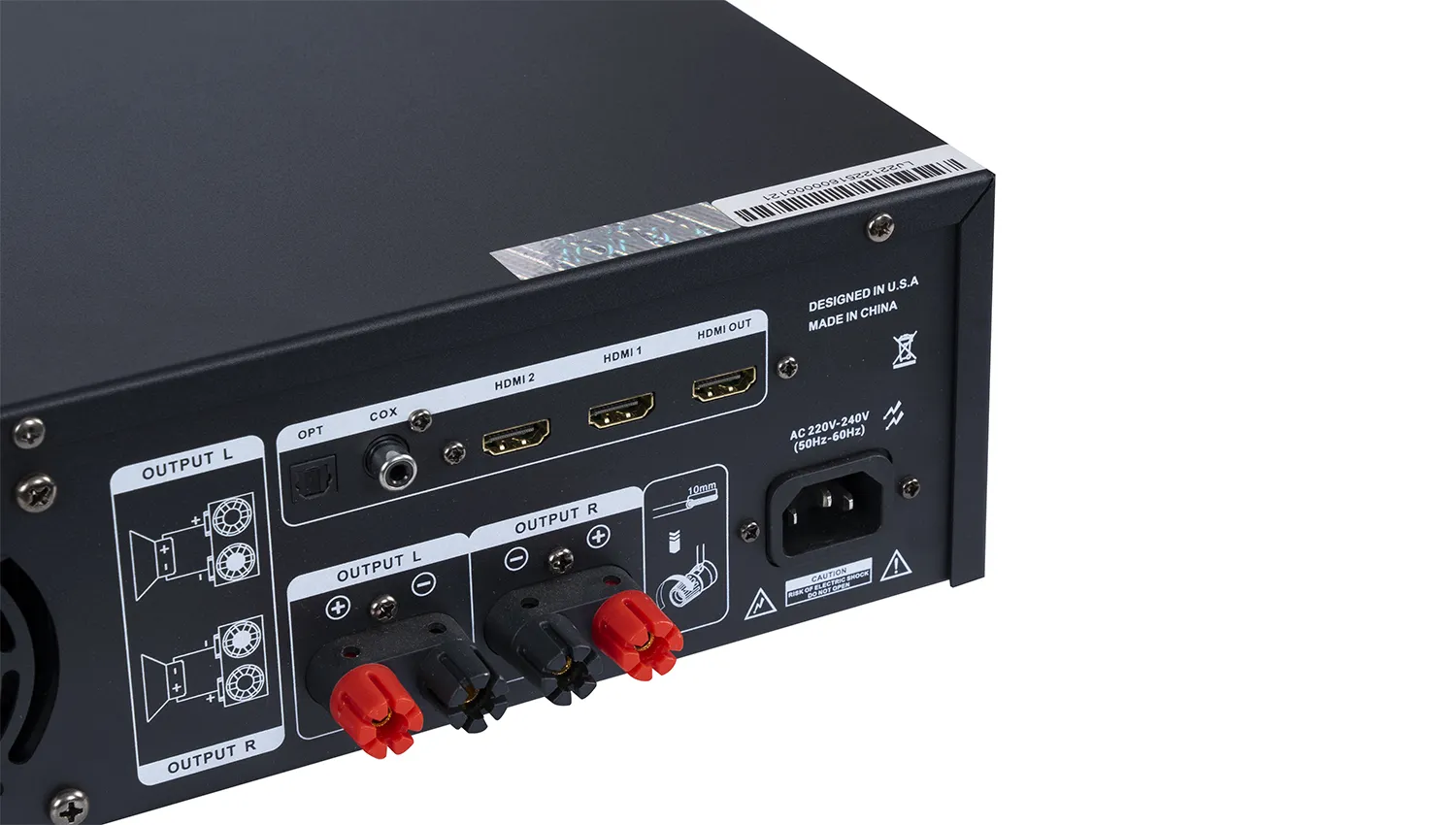 Amply Denon Pro DP-N1600 (tặng kèm 2 tay micro, 2 kênh, Class AB, 550W/CH - New) - Hình 6