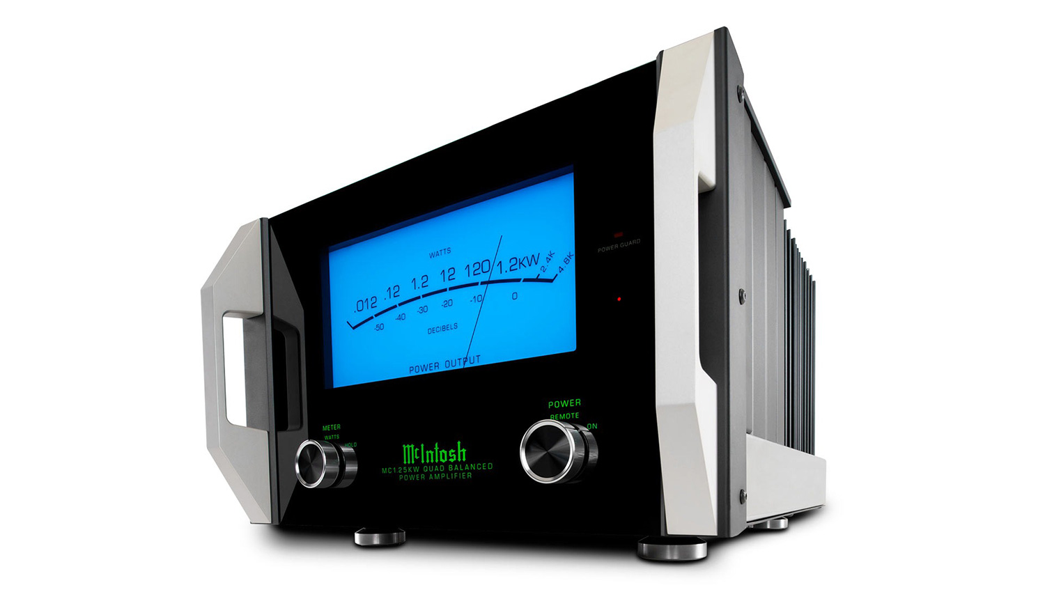 Power Amply McIntosh MC1.25KW mặt nghiêng trái