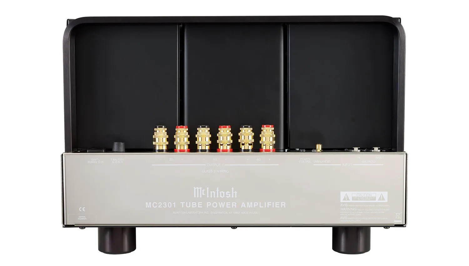 Amply McIntosh MC2301 mặt sau