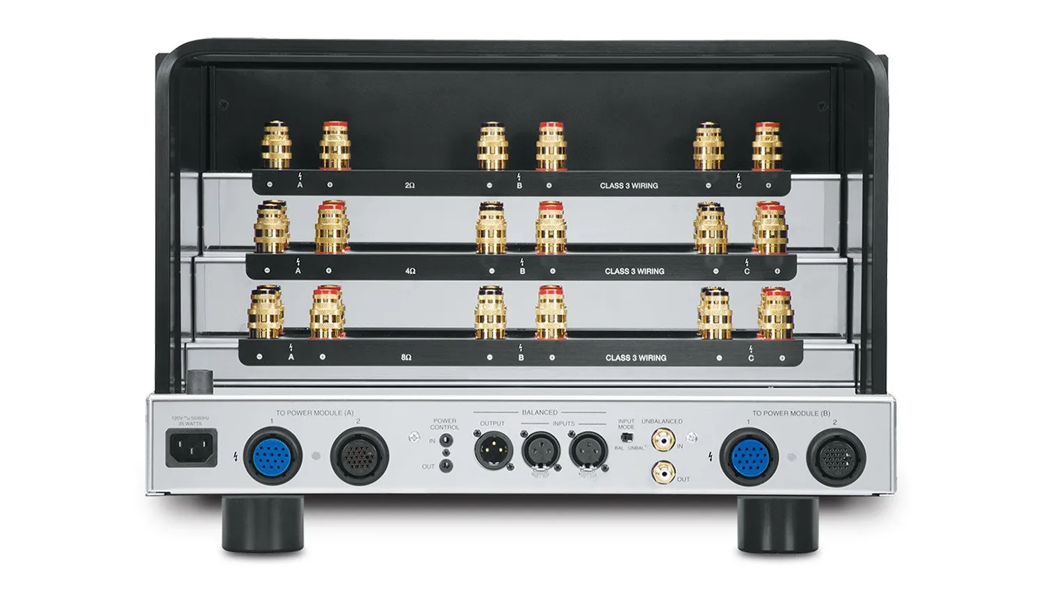 Power Amply McIntosh MC2KW mặt sau 1