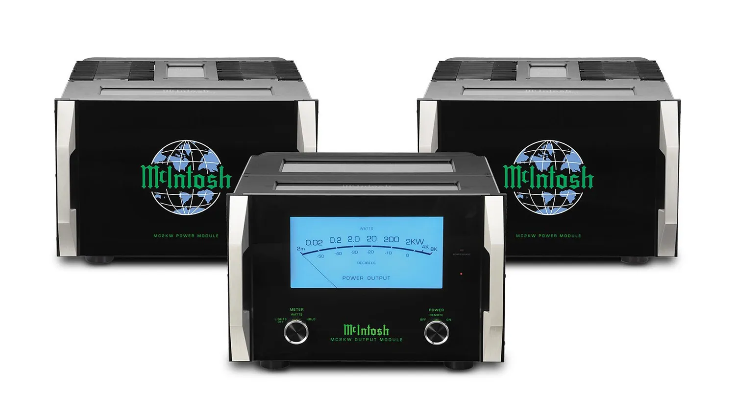 Power Amply McIntosh MC2KW mặt trước