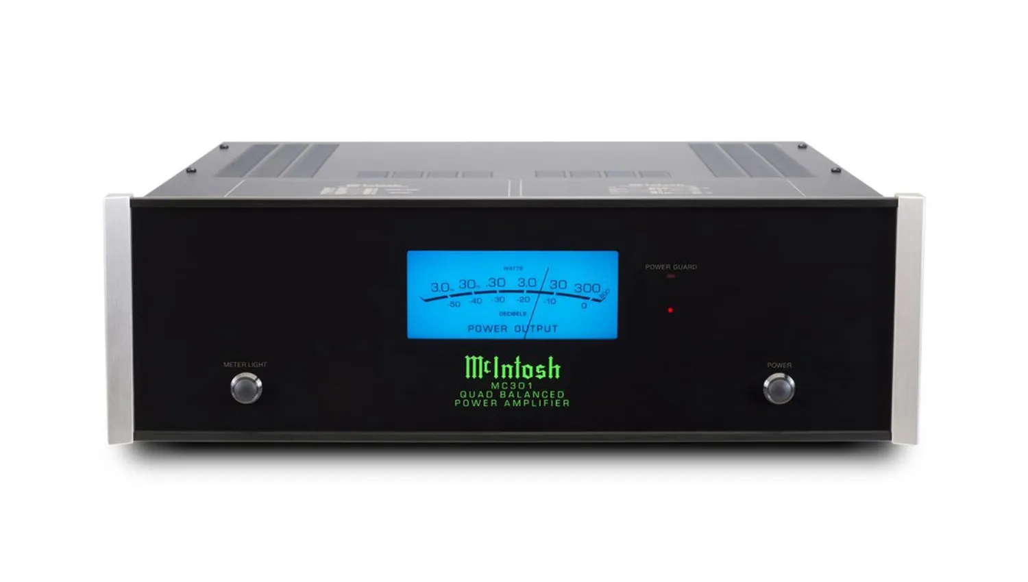 Power Amply McIntosh MC301 mặt trước