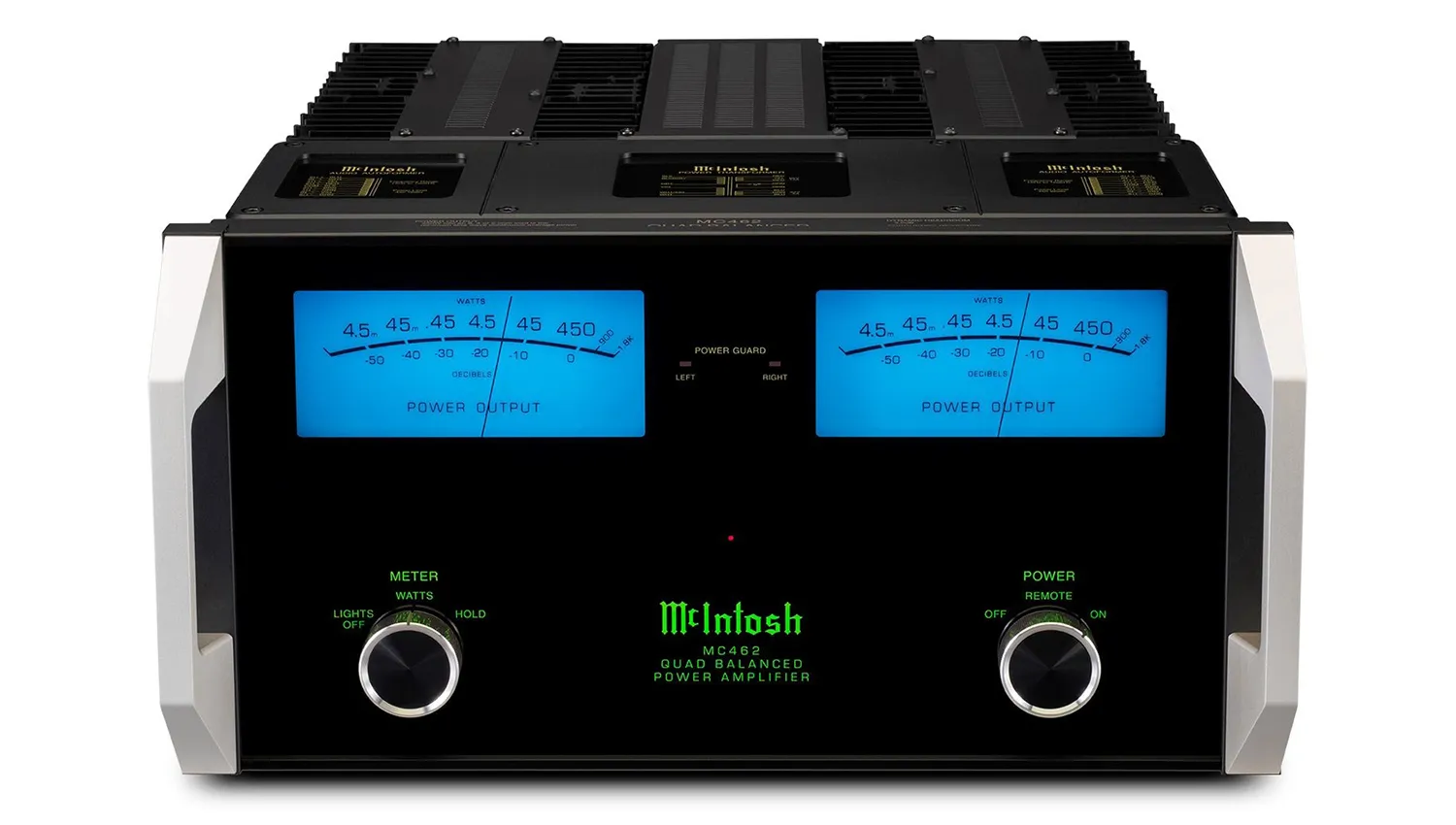 Power Amply McIntosh MC462 mặt trước