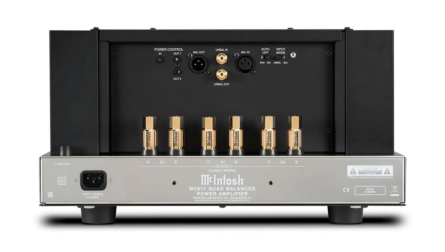 Power Amply McIntosh MC611 mặt sau