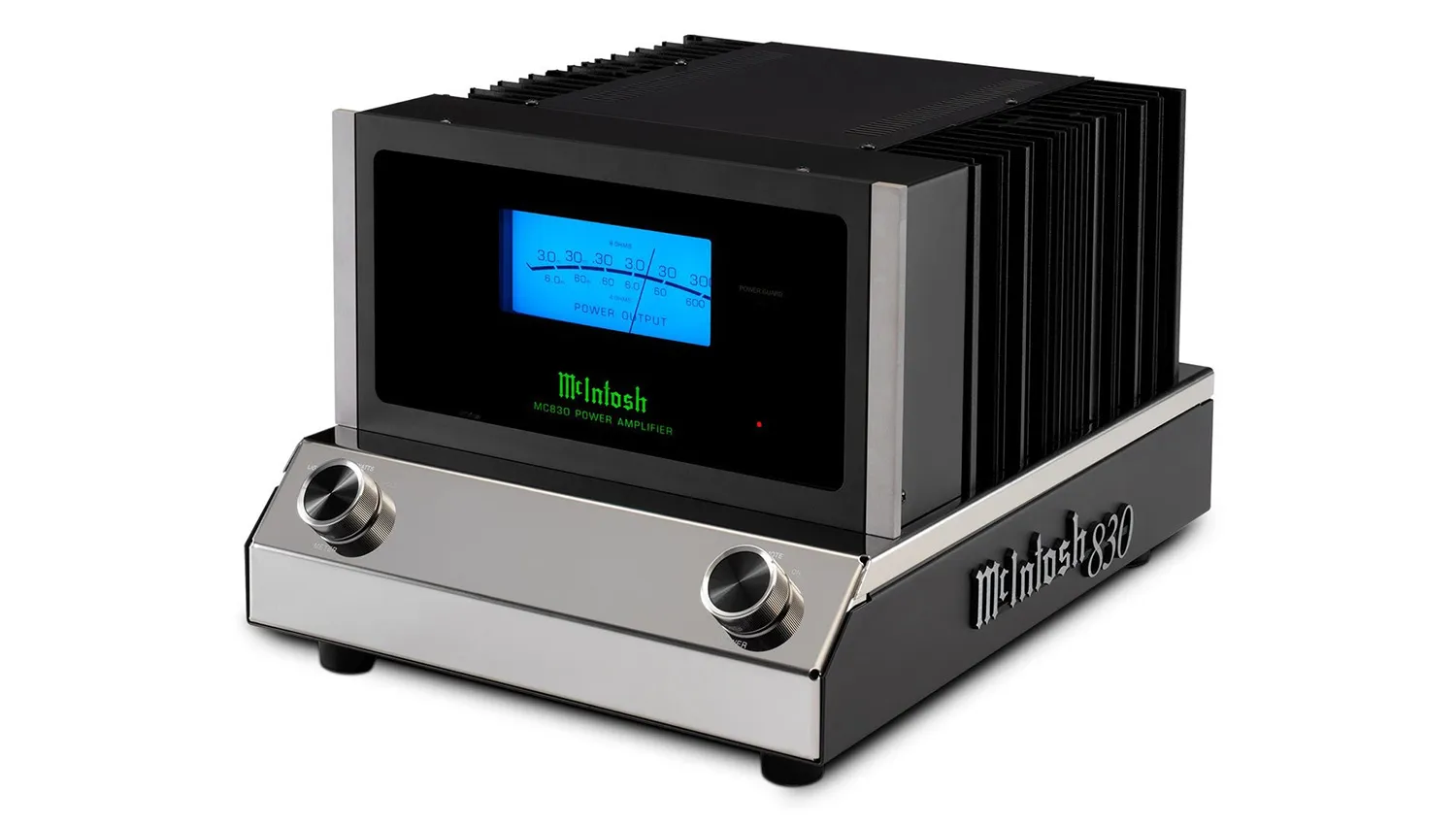 Power Amply McIntosh MC830 mặt nghieng trái