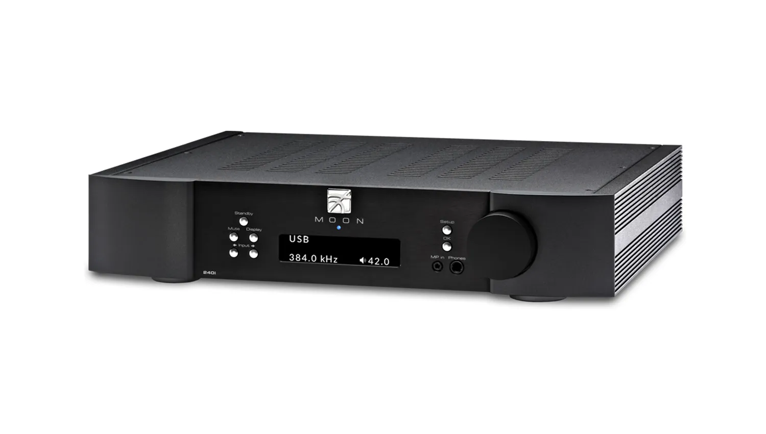 Power Amply Moon Neo 240I black mặt nghiêng phải