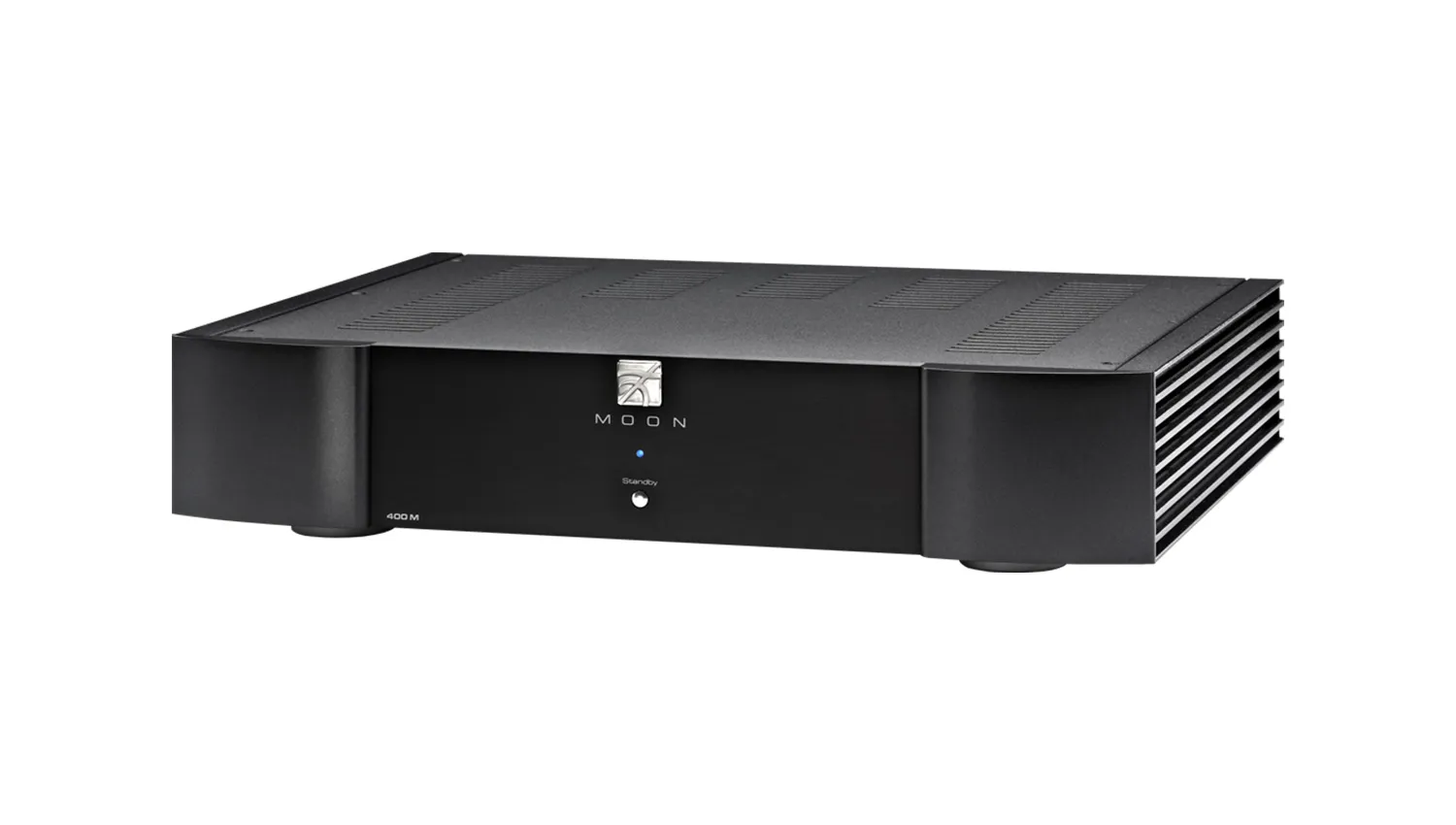 Power Amply Moon Neo 400M black mặt nghiêng phải