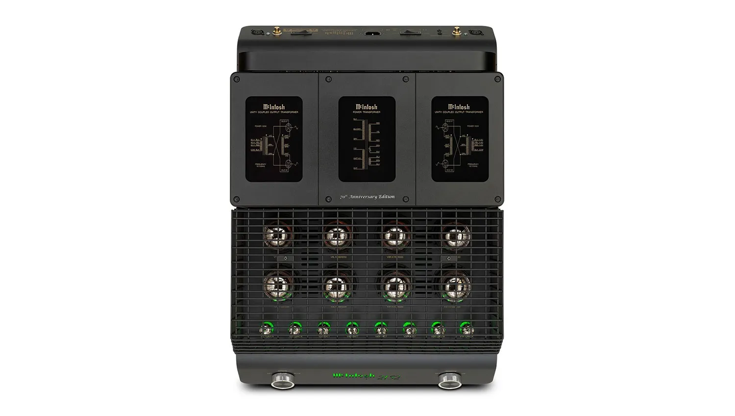 Power amply McIntosh MC2152 mặt trên