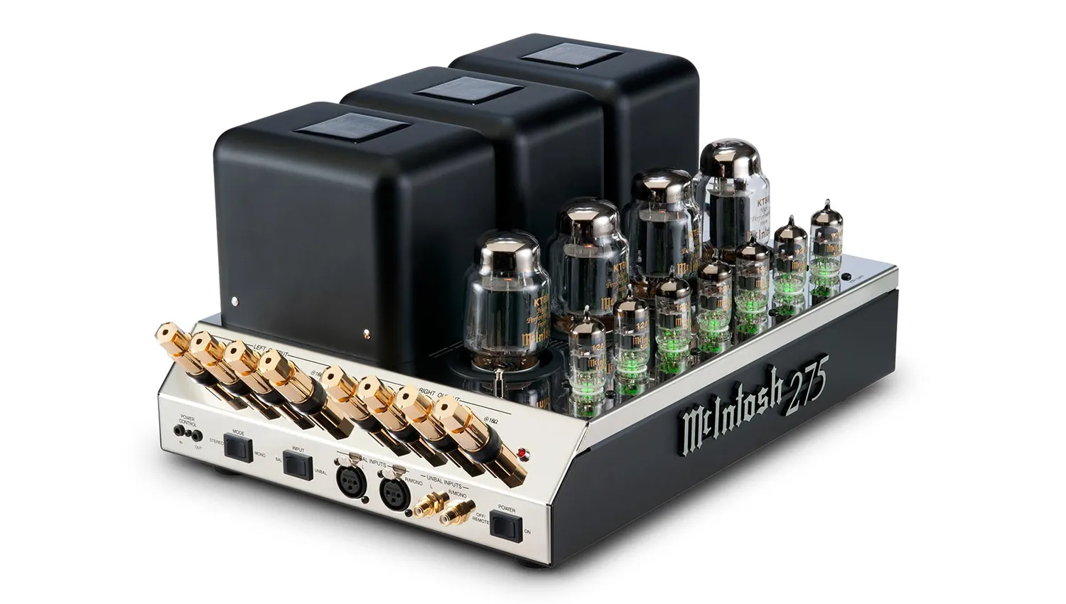 Power Amply McIntosh MC275 mặt nghiêng