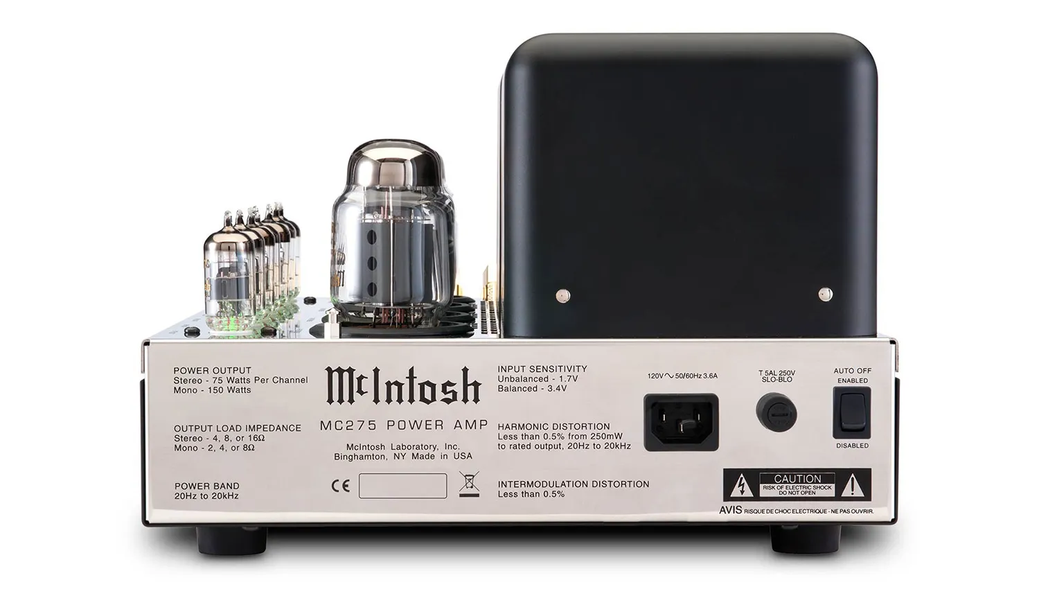 Power Amply McIntosh MC275 mặt sau 2