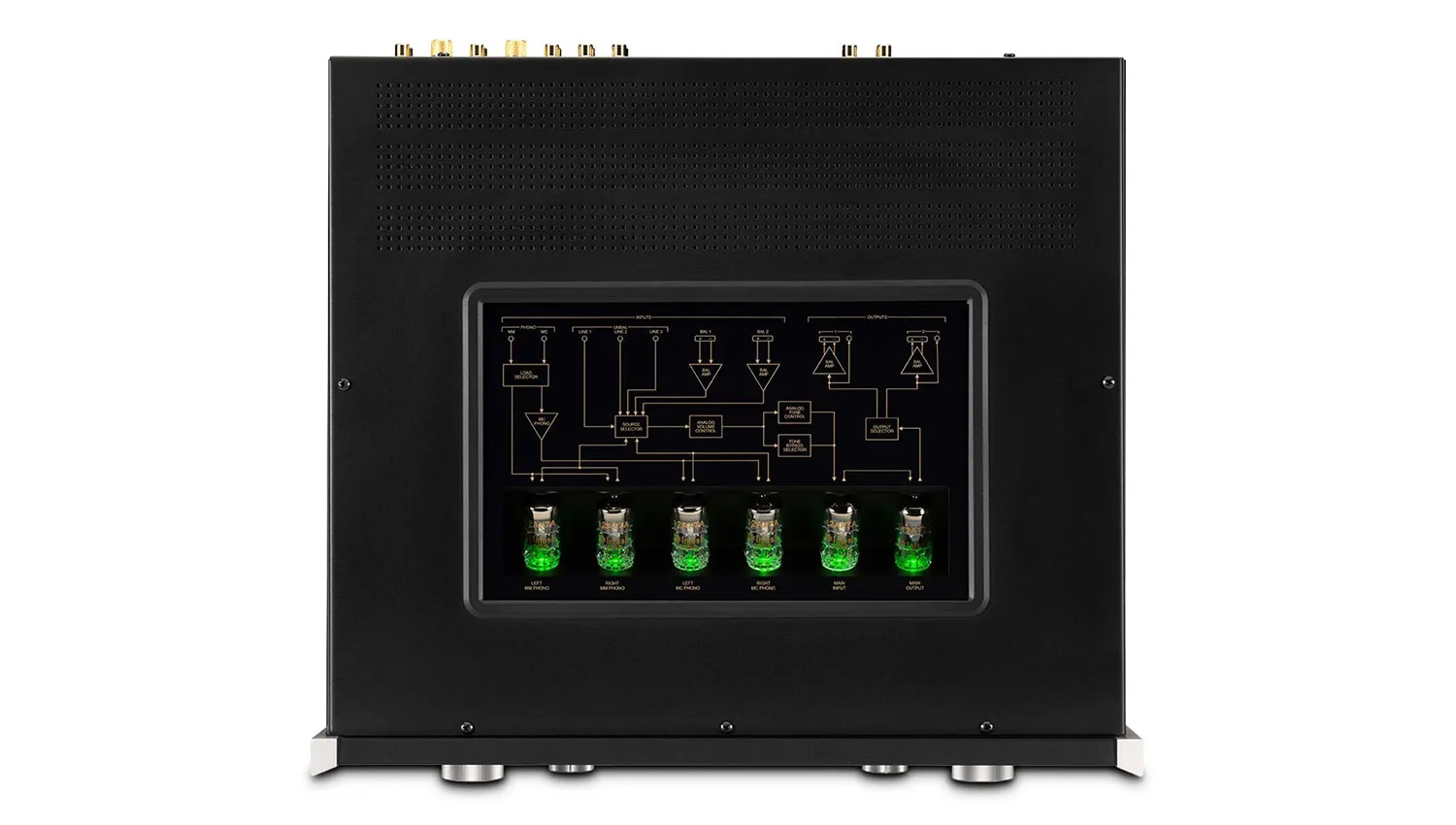 Pre Amply Mcintosh C22 MKV mặt trên