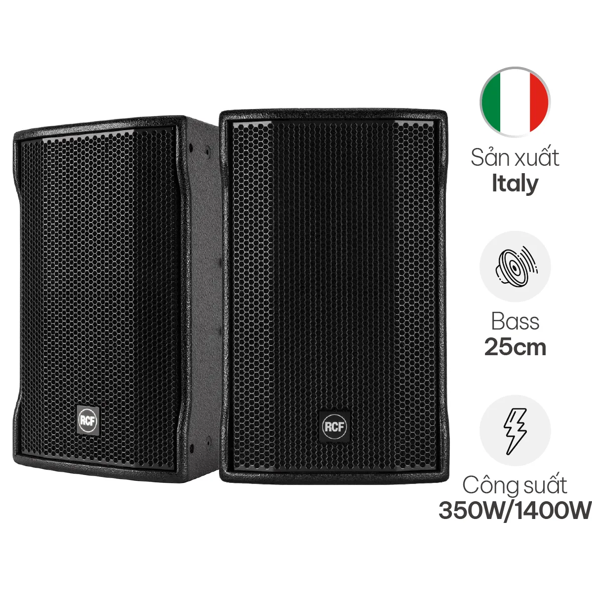 Loa Karaoke RCF C MAX 4110 (Full Bass 25, SX: Italy)