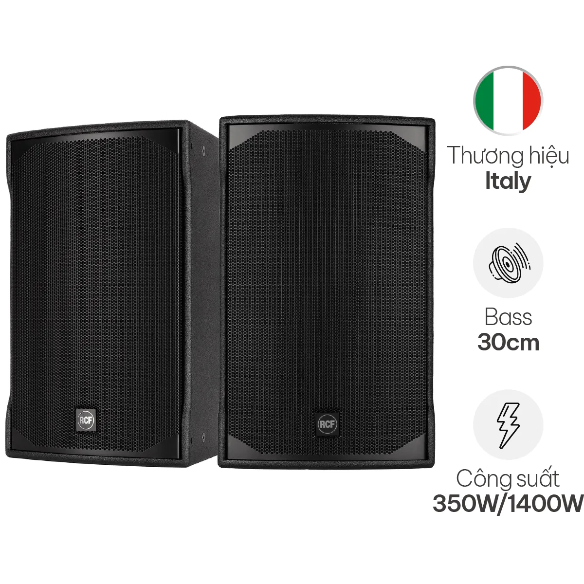 Loa Karaoke RCF EMAX 3112 MKII (Full Bass 30, Designed And Engineered In Italy)