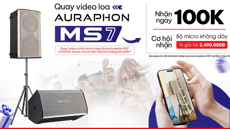 Chương Trình Hot Dành Cho Khách Hàng Mua Loa Di Động AURAPHON MS7