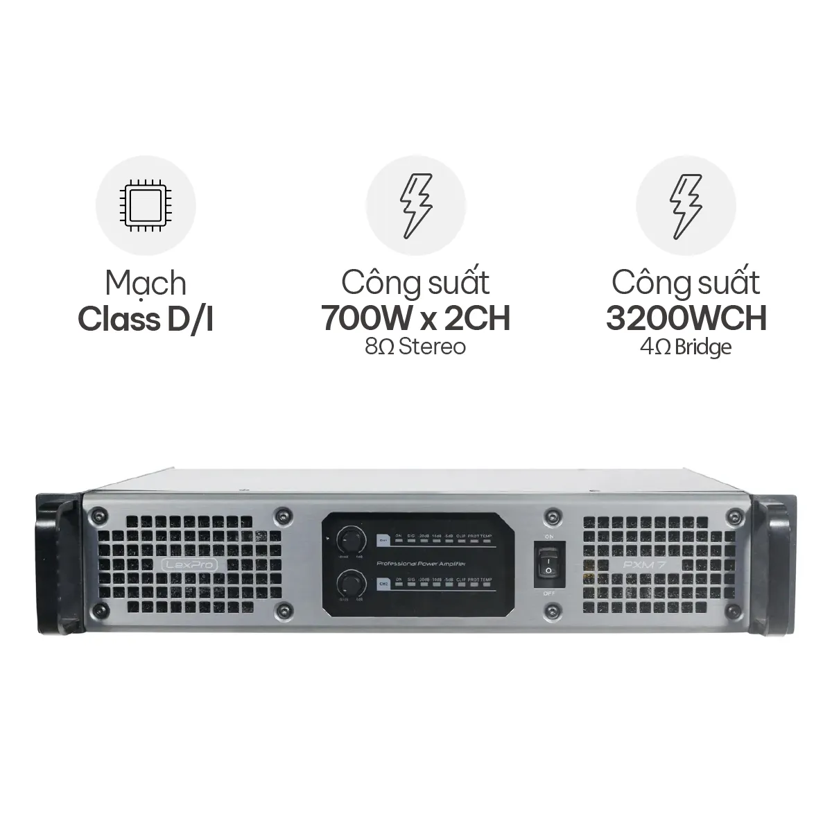 Cục đẩy công suất SAE Lexpro PXM7