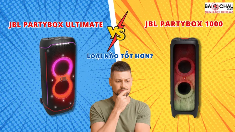 So sánh Loa JBL Partybox Ultimate vs Partybox 1000