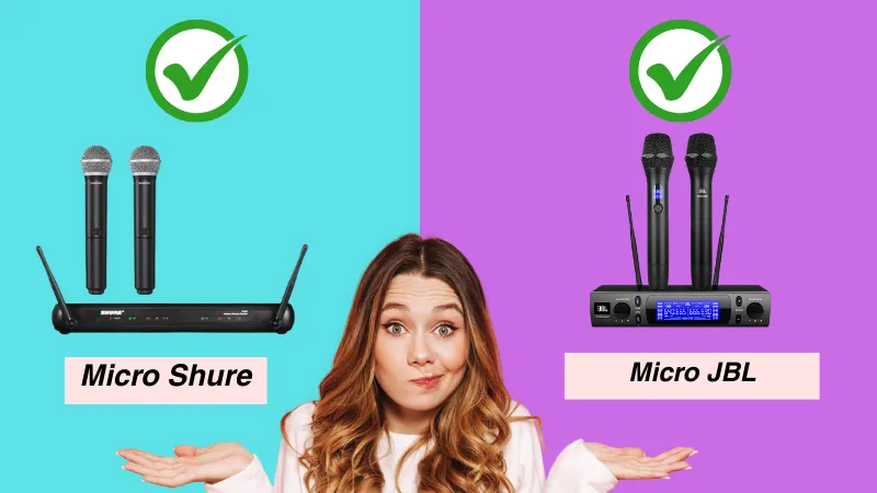 So sánh Micro JBL và Shure: Nên chọn loại nào cho nhu cầu của bạn?