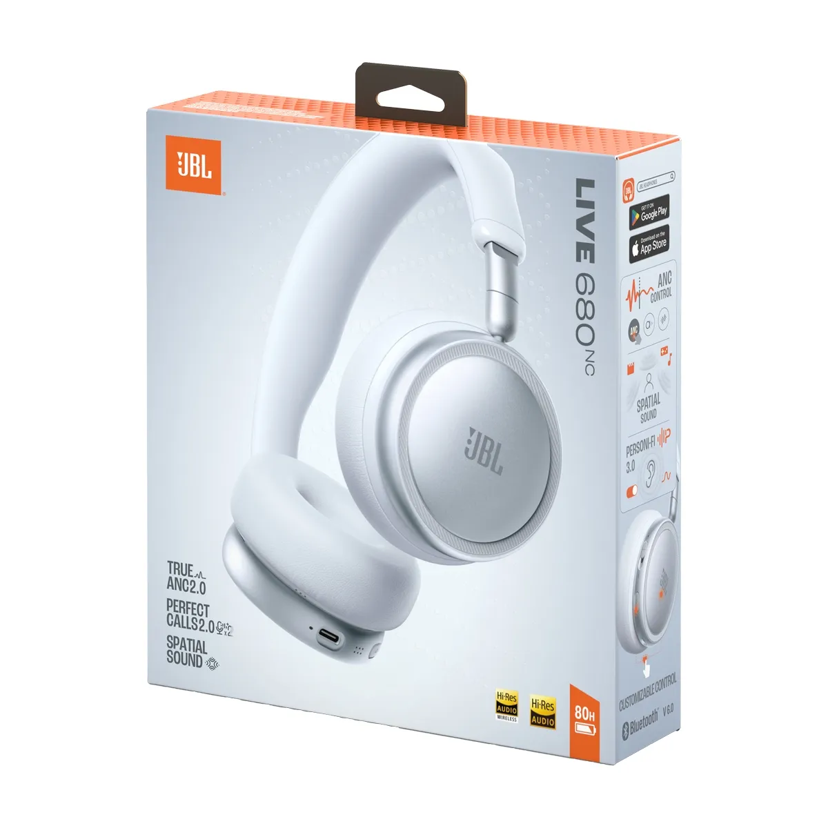 Tai nghe JBL Live 680NC (Chụp tai, Pin 80h, Bluetooth 6.0, Chống ồn ANC) - Hình 2