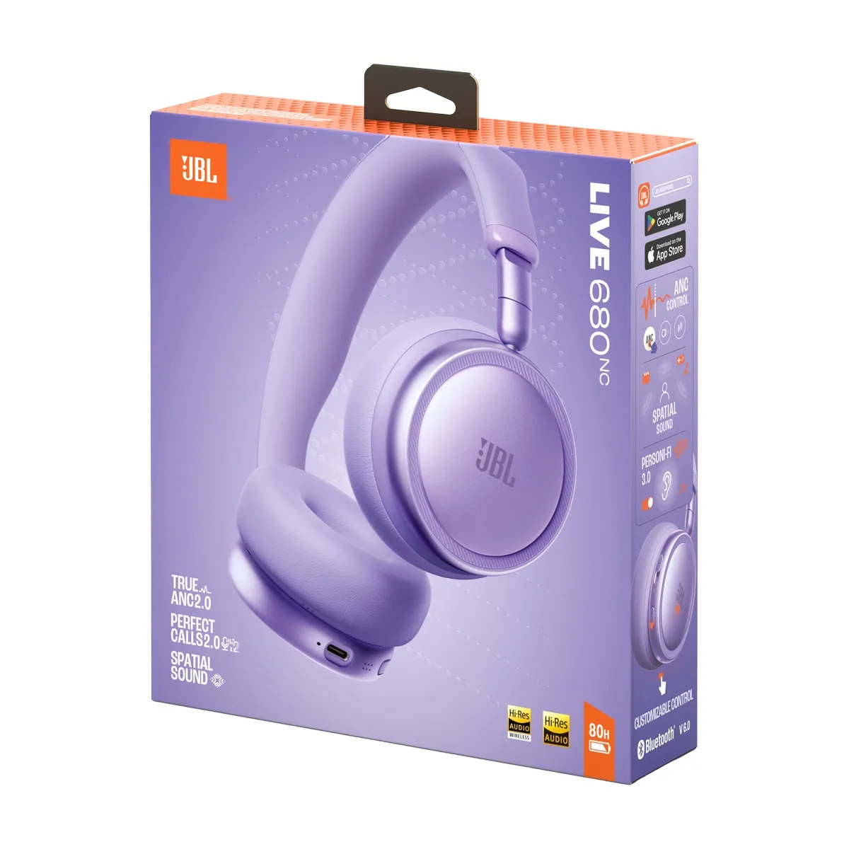 Tai nghe JBL Live 680NC (Chụp tai, Pin 80h, Bluetooth 6.0, Chống ồn ANC) - Hình 6