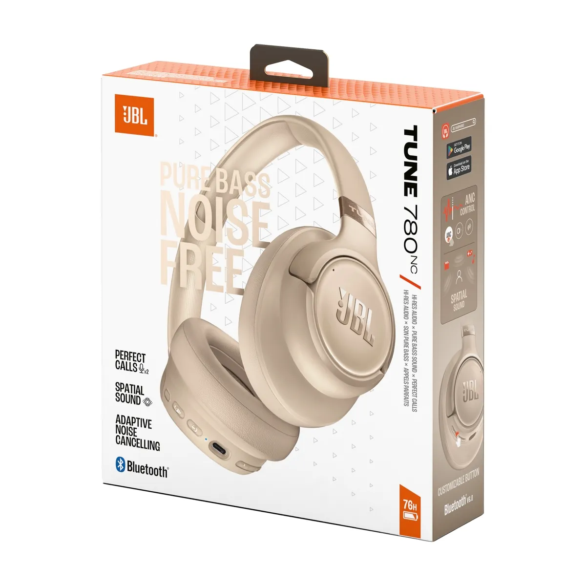 Tai nghe JBL Tune 780NC (Chụp tai, Pin 76h, Bluetooth 6.0, Chống ồn ANC) - Hình 4