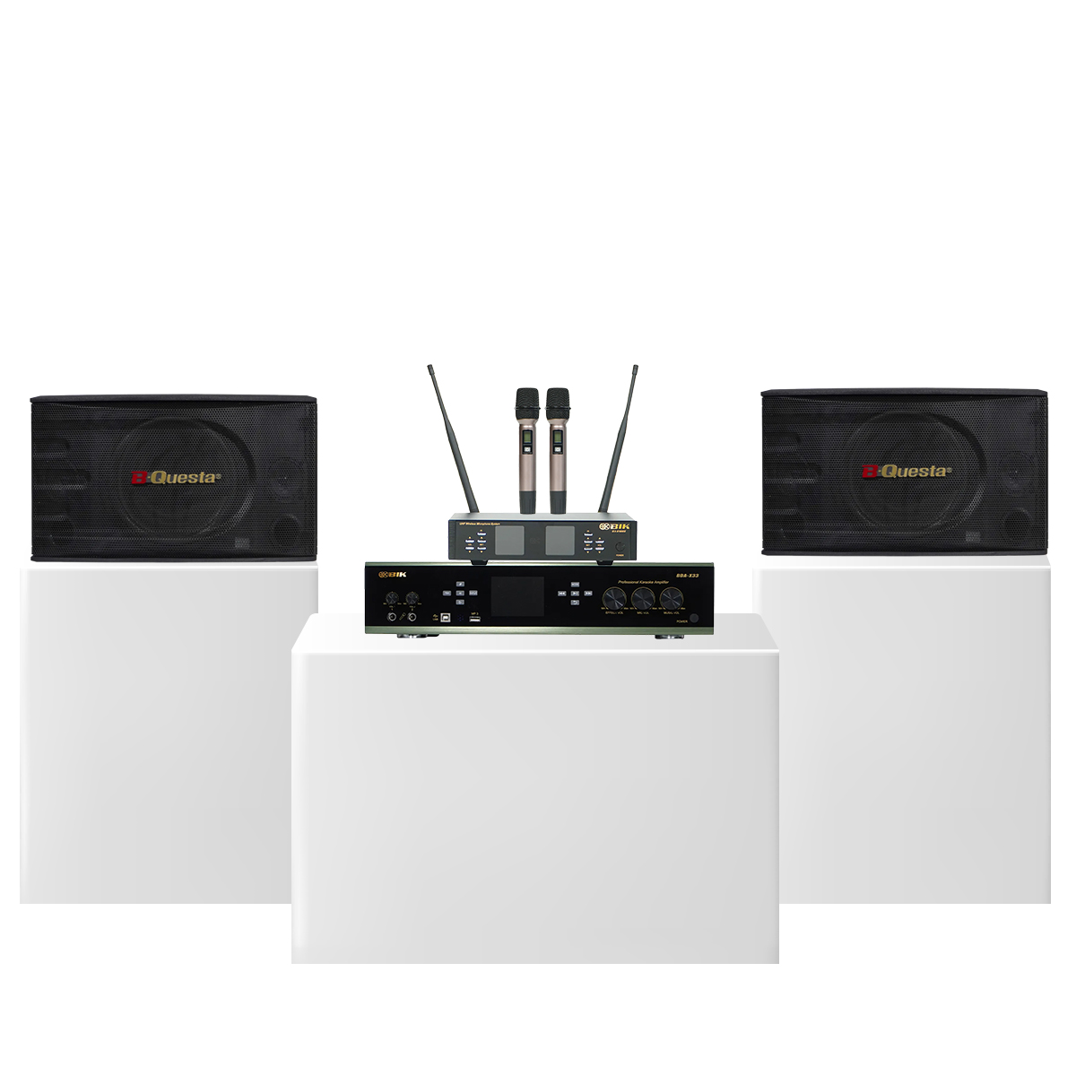 Dàn karaoke gia đình, Chung Cư Giá Rẻ, Karaoke Box 02 (BIK BK-C25, BIK BDA-X33, BIK BJ-U100II) 