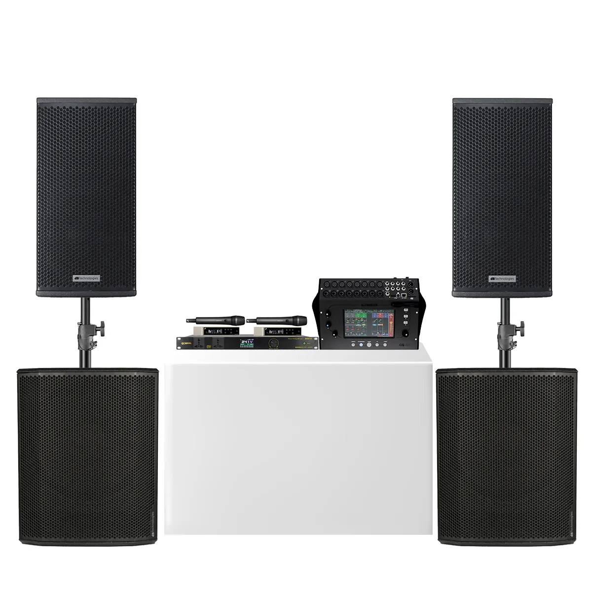 Dàn Karaoke Siêu Cao Cấp Cho Gia Đình - Biệt Thự 09 (dBTechnologies Vio X12, Sub618...)