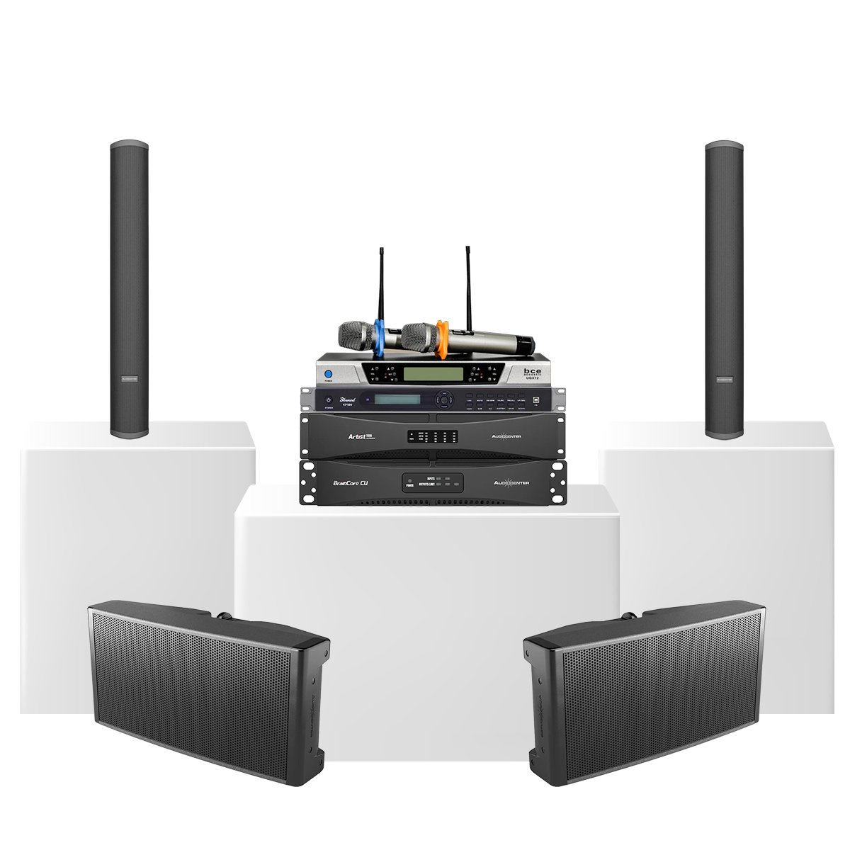 Dàn karaoke gắn tường Audiocenter 05 (Audicenter Artist T83, Audiocenter TW8, Audiocenter T4800, Bksound KP500...)