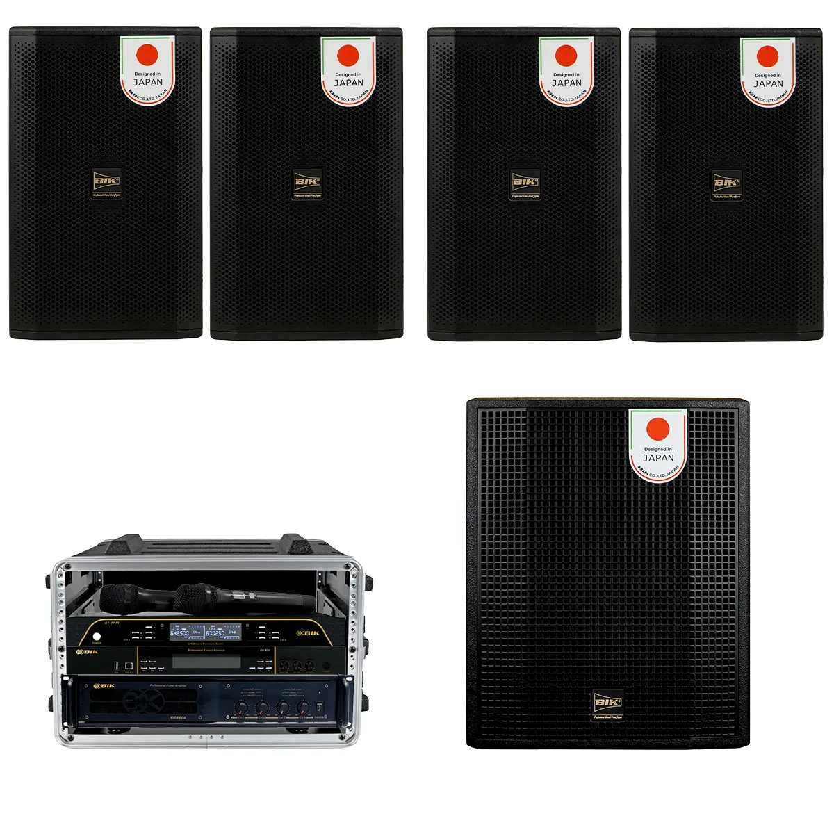 Dàn karaoke BIK kinh doanh New 2026-02 (BIK CS-620, BIK VM640A, BIK VK-R51, BIK BBK-W55A, BIK BJ-U200)
