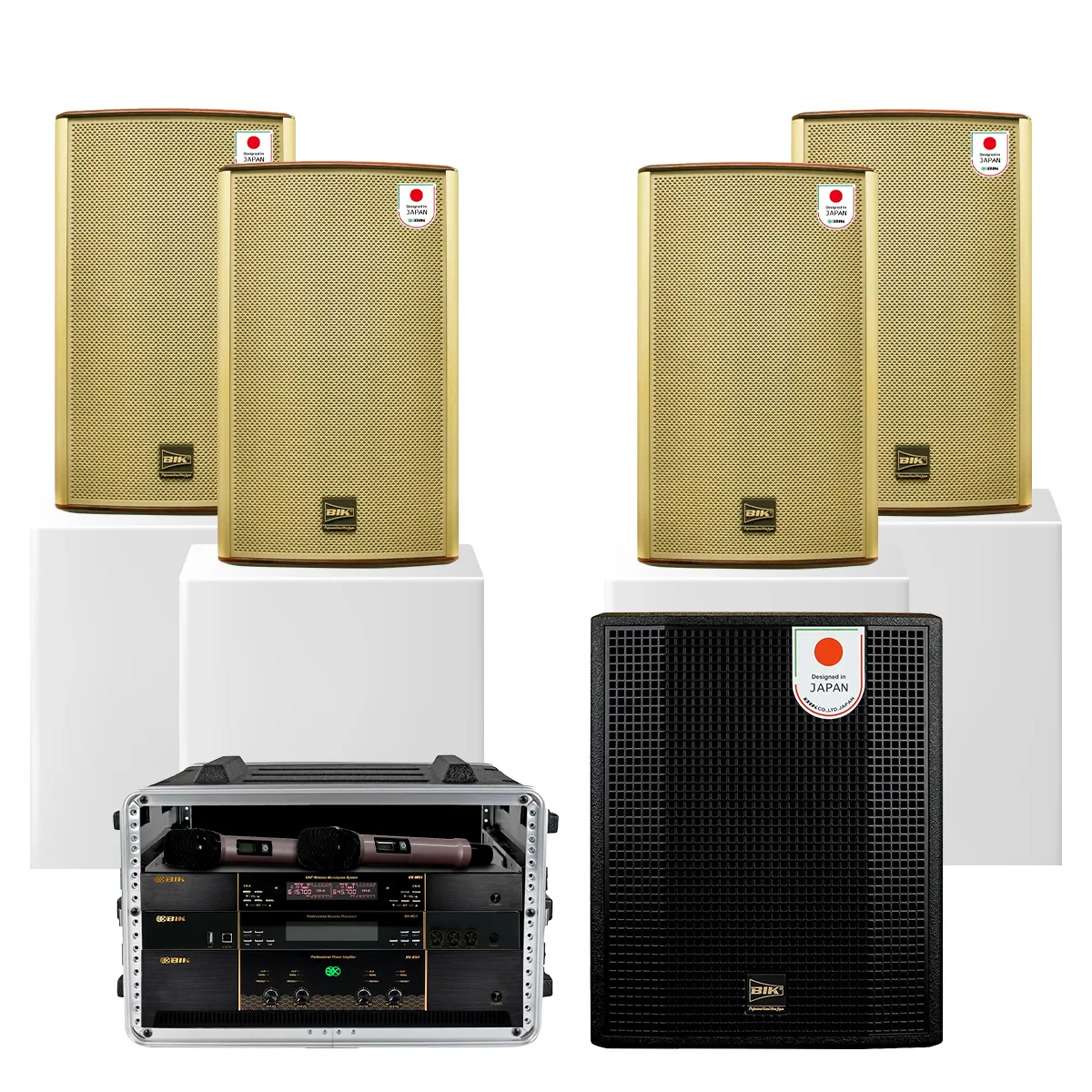 Dàn karaoke gia đình đồng bộ BIK cao cấp 03 (BIK BK-G12, BIK VK-A54, BIK VK-R51, BIK BBK-W55A, BIK VK- M51) - Hình 2