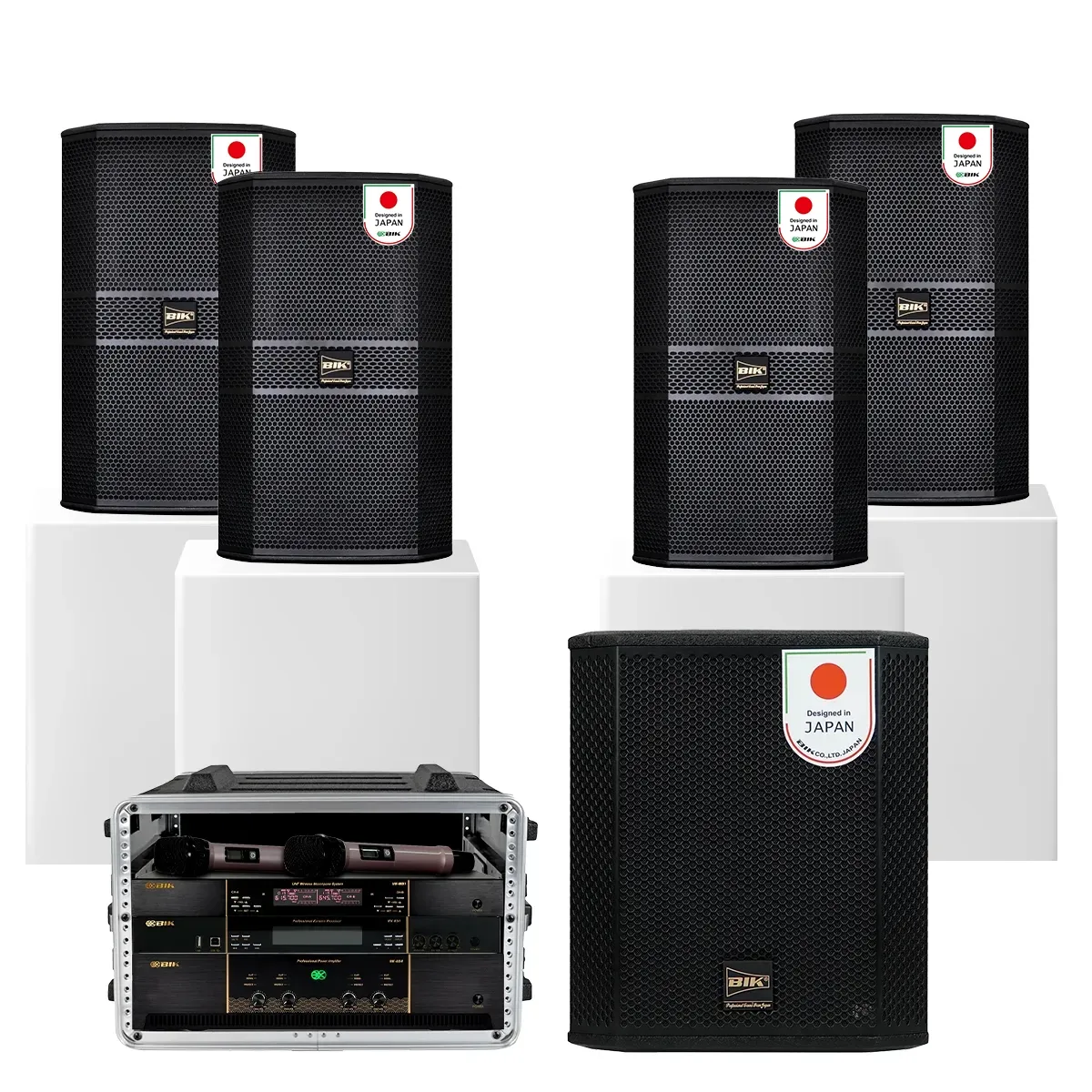 Dàn karaoke gia đình đồng bộ BIK cao cấp 04 (BIK BBK-S310, BIK VK-A54, BIK VK-R51, BIK BBK-W25A, BIK VK-M51) - Hình 2