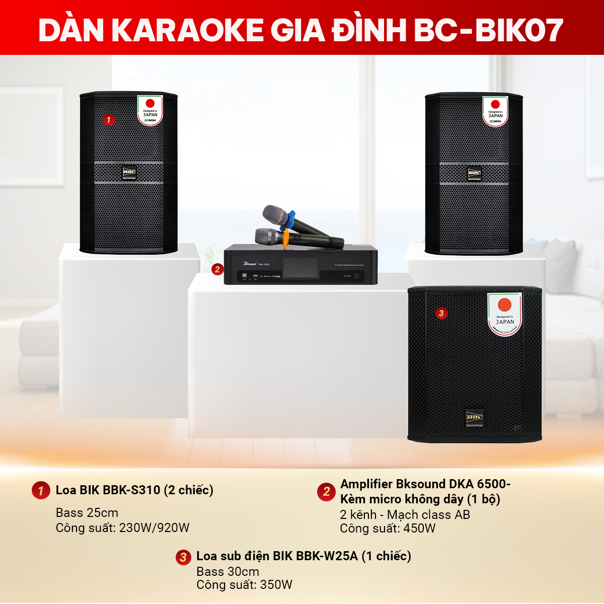 D&agrave;n karaoke gia đ&igrave;nh BC-BIK07