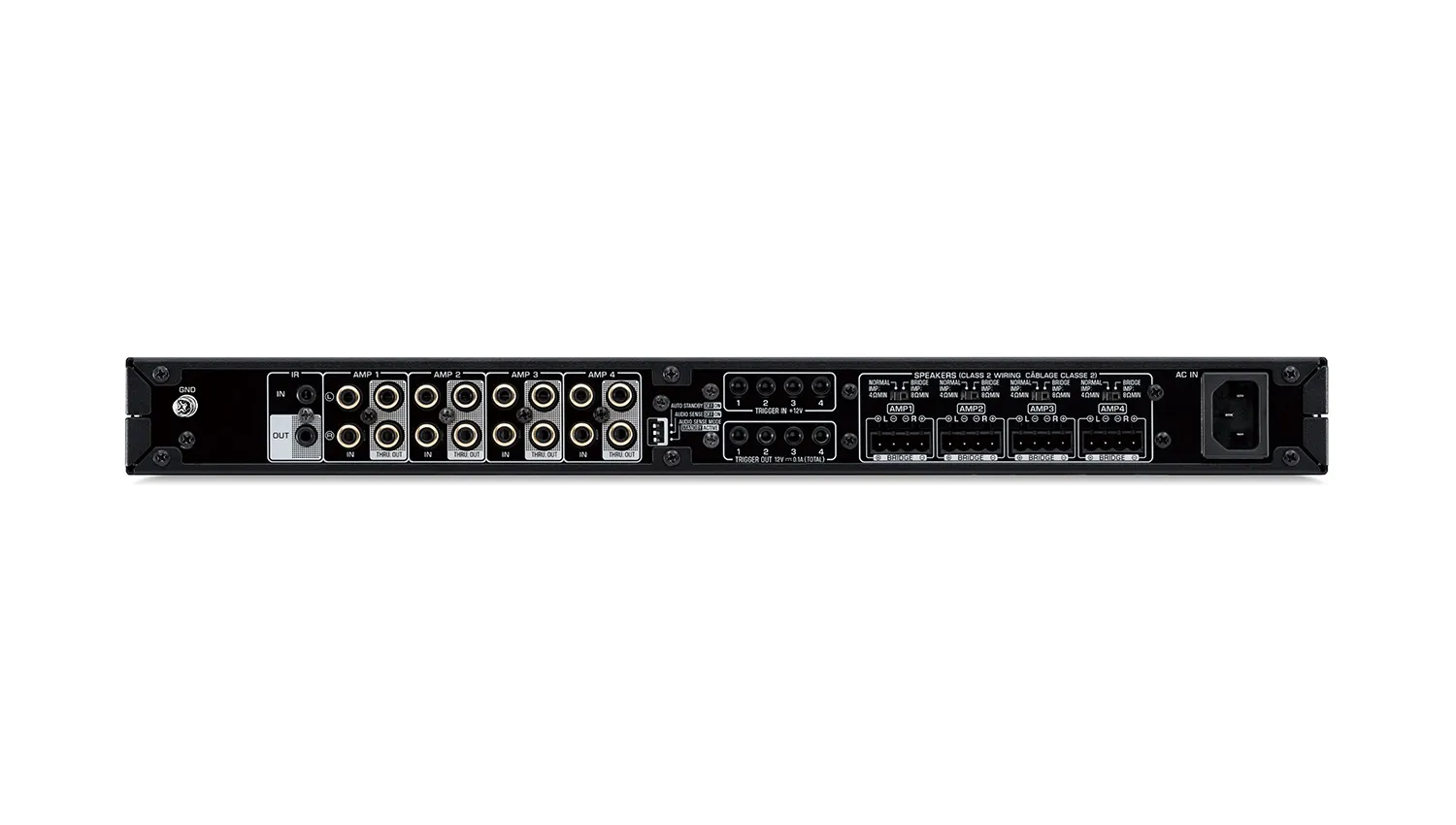 Amply Yamaha XDA-AMP5400RK mặt sau